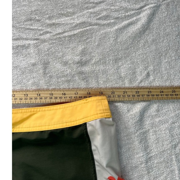 Roark The Passage Boardshorts Mens 38 Olive Green Flower Graphic Swim Trunks - Picture 4 of 5